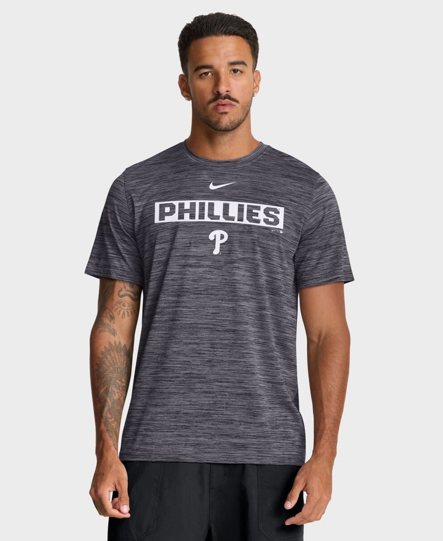 Men's Black Philadelphia Phillies Velocity Dri-FIT T-Shirt