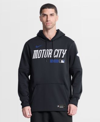 Men's Navy Detroit Tigers Authentic Collection City Connect Therma-FIT Hoodie