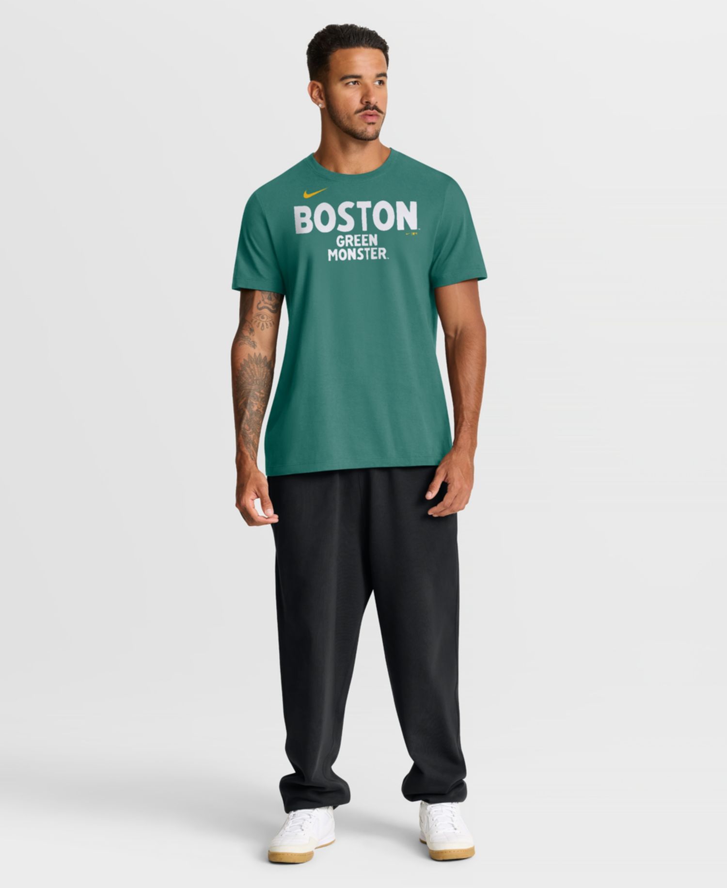 Men's Green Boston Red Sox City Connect Wordmark T-Shirt