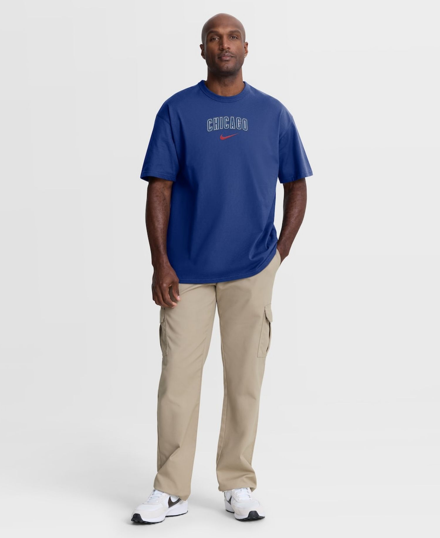 Men's Royal Chicago Cubs City Name Max90 T-Shirt