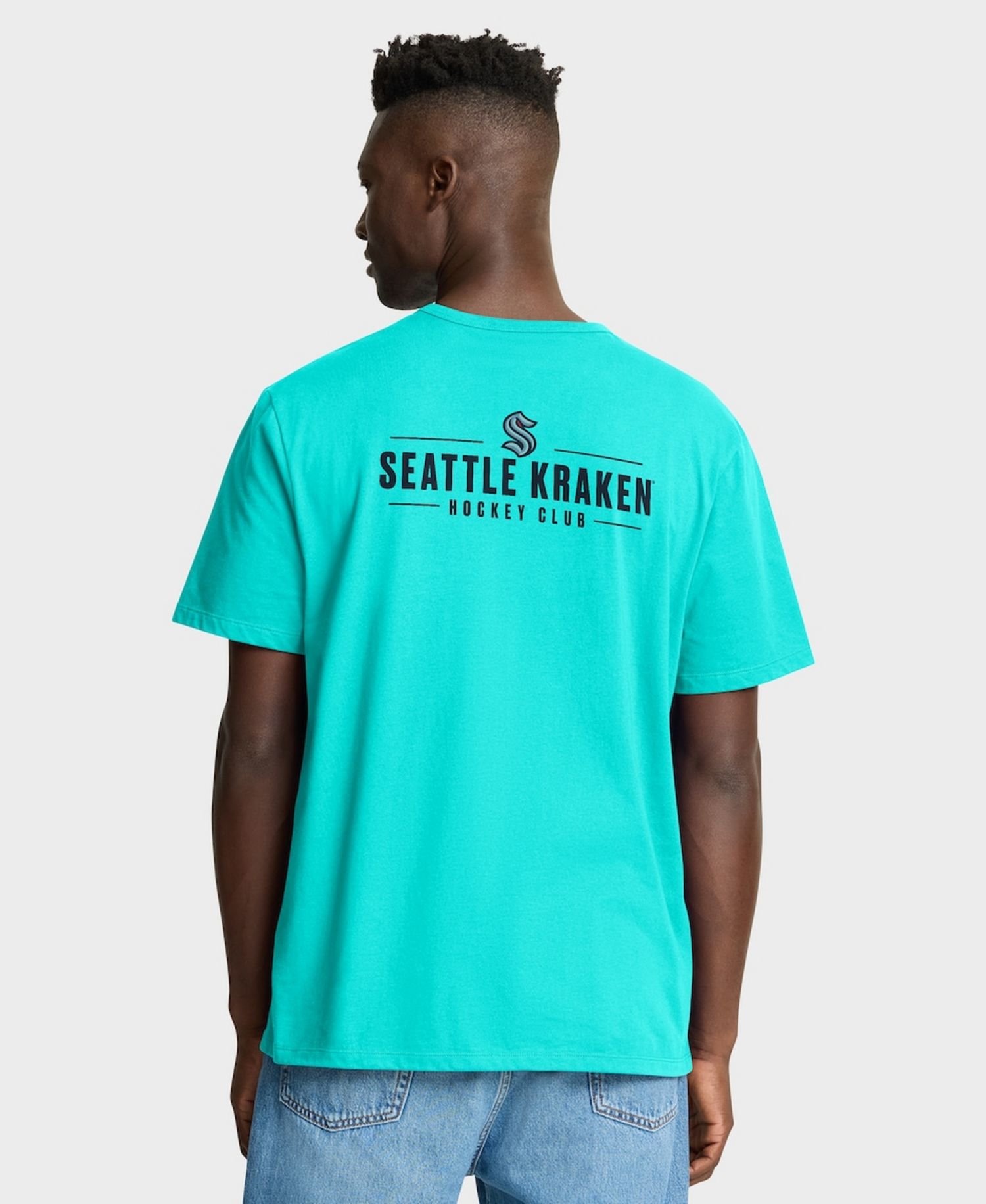 Men's Light Blue Seattle Kraken Crash The Net Legacy T-Shirt