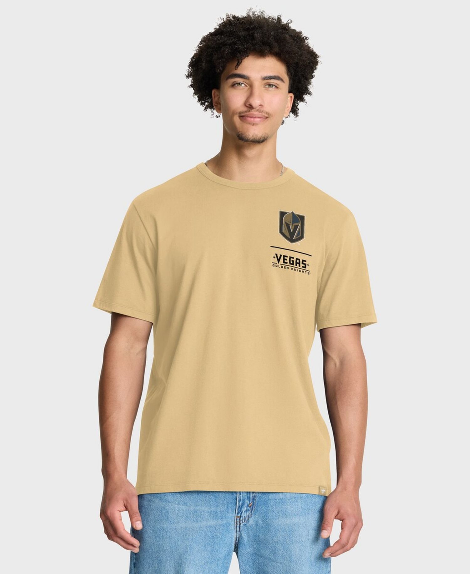 Men's Gold Vegas Golden Knights Crash The Net Legacy T-Shirt