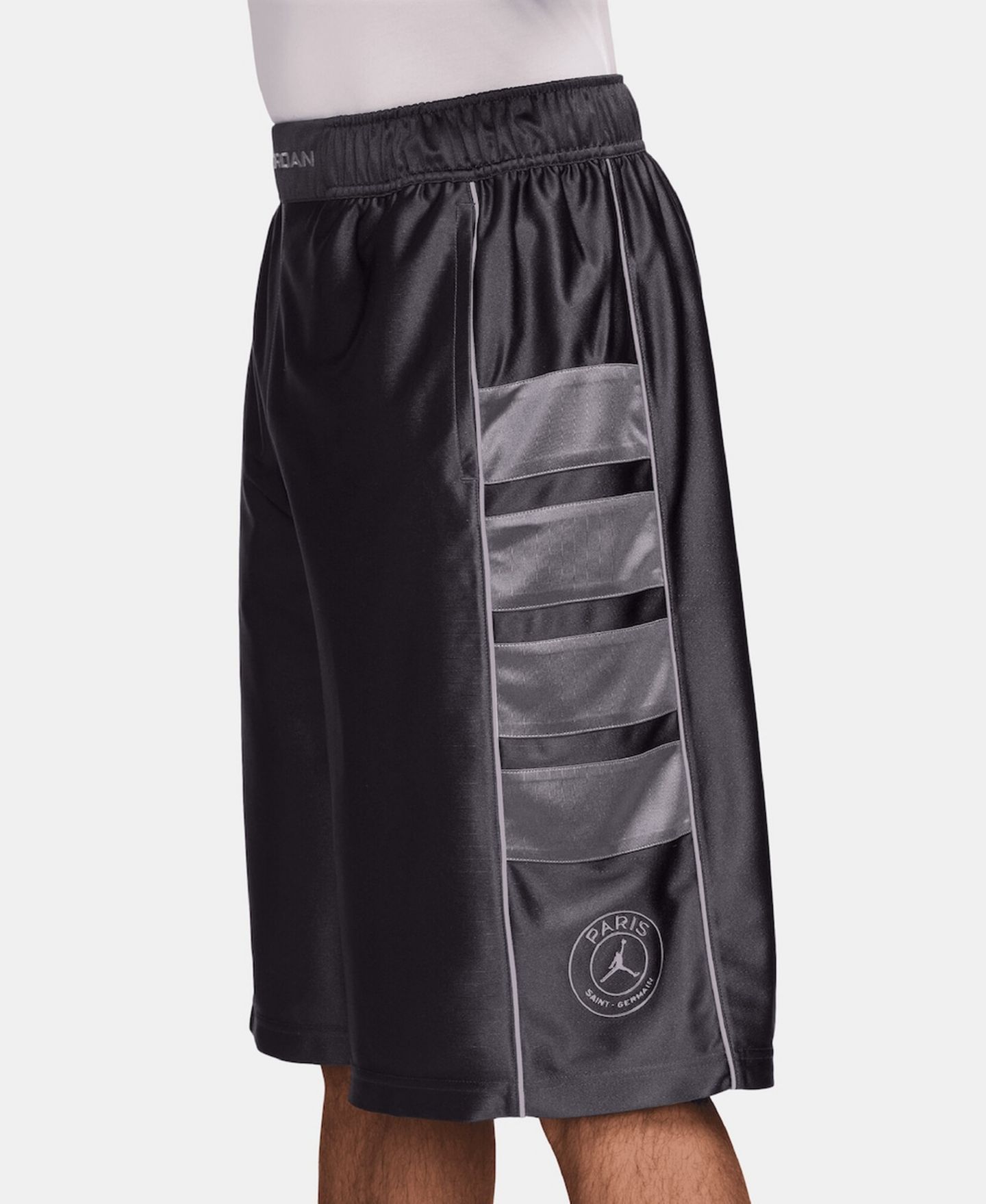 Мужские шорты Jordan Black Paris Saint-Germain Cat Scratch — фото 3