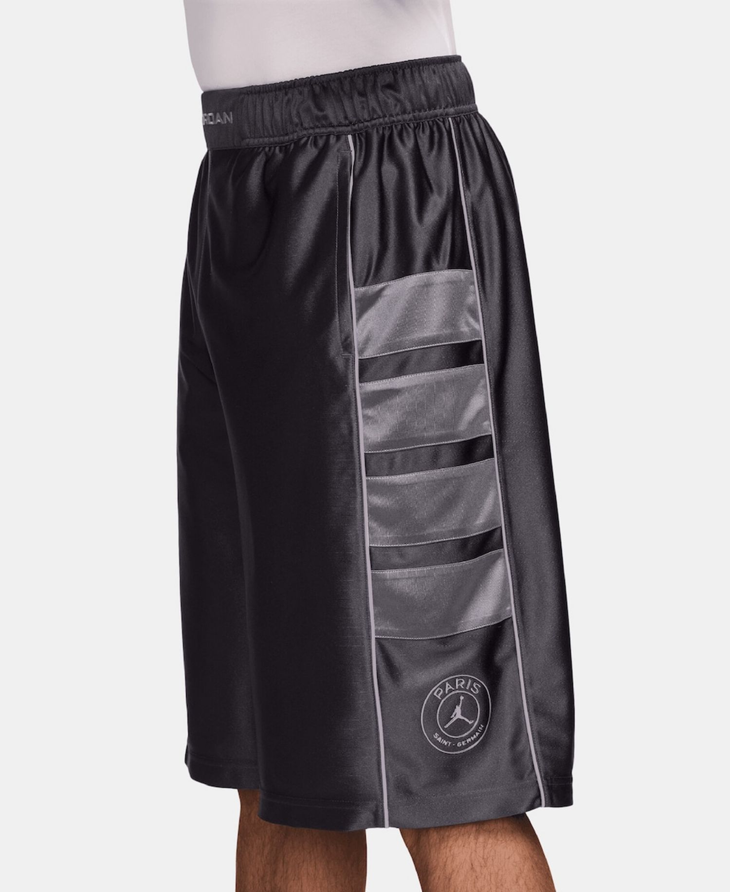 Men's Black Paris Saint-Germain Cat Scratch Shorts