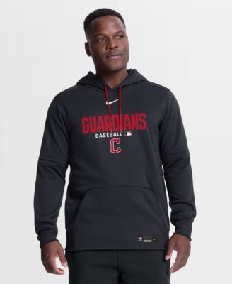 Men's Navy Cleveland Guardians Authentic Collection Therma-FIT Hoodie