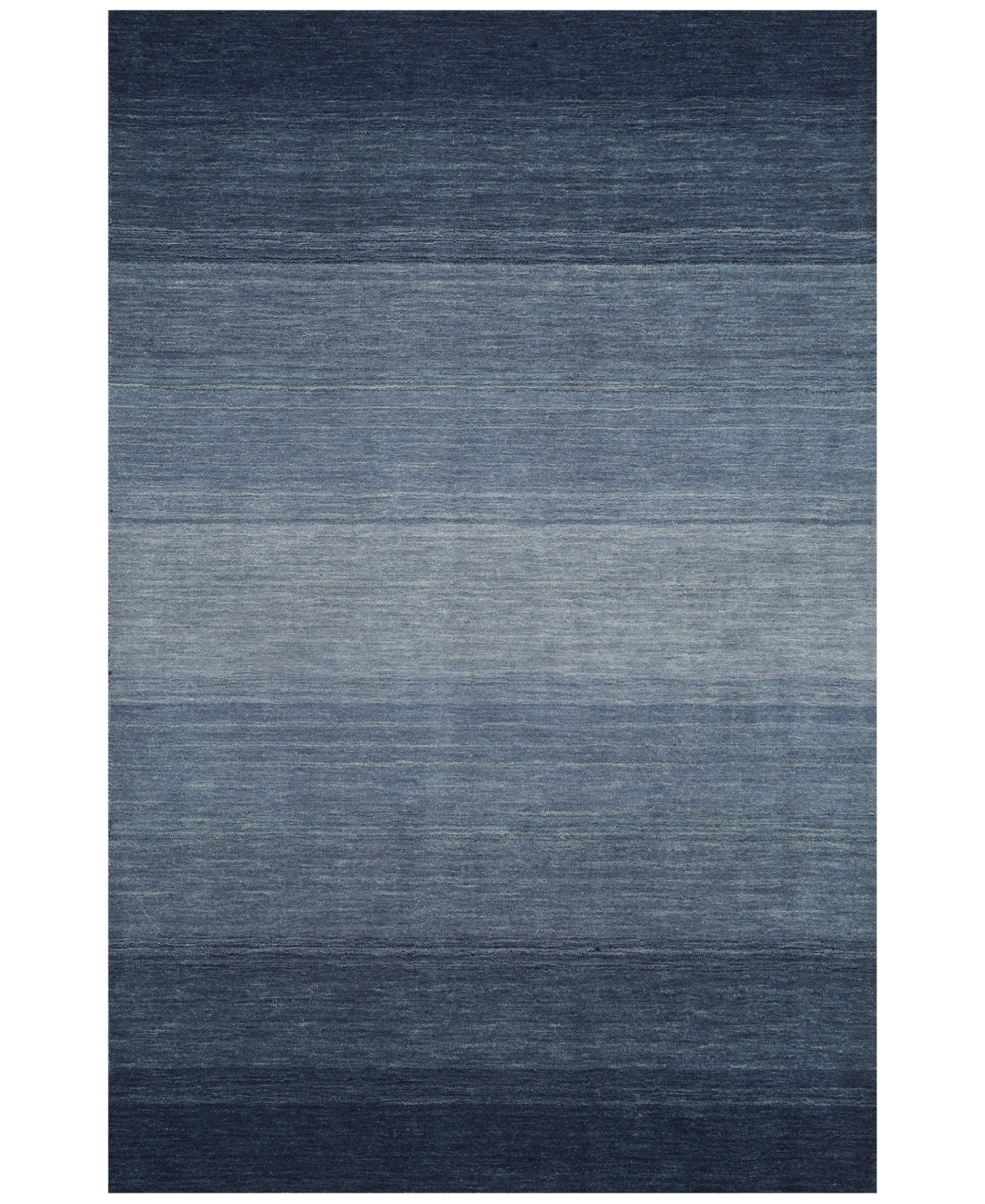 Closeout! D Style Gradient GRA100 5' x 7'3in Area Rug - Navy