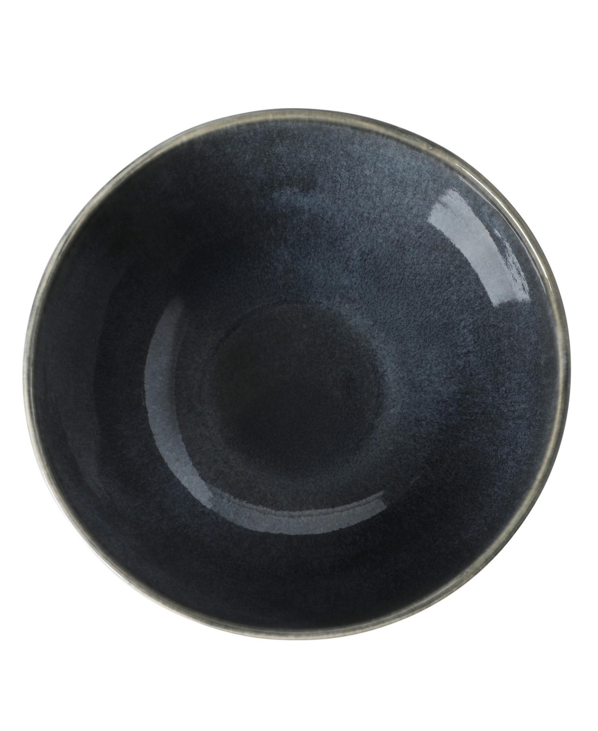 Gibson Home Sandy Pines 4 Piece Nesting Bowl Set, 4", 5.5", 7" and 9" Round Reactive Stoneware Bowls, Mixing, Prep Serving Bowls
