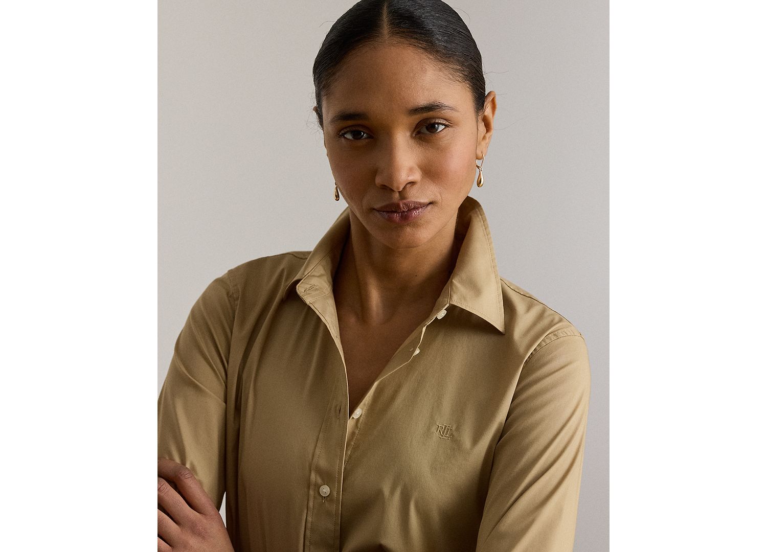 Petite Classic Fit Long-Sleeve Shirt