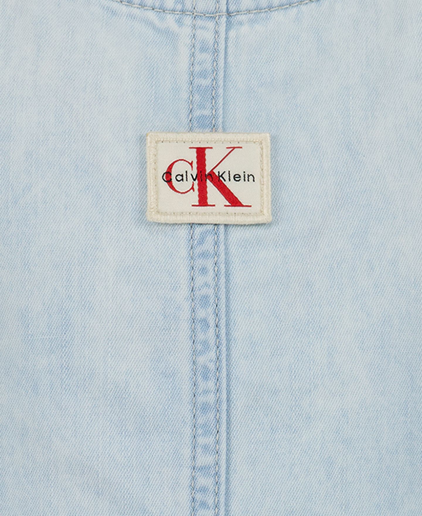 Платье Calvin Klein Denim Panelled Dress для девочек, цвет: Варёный — фото 7