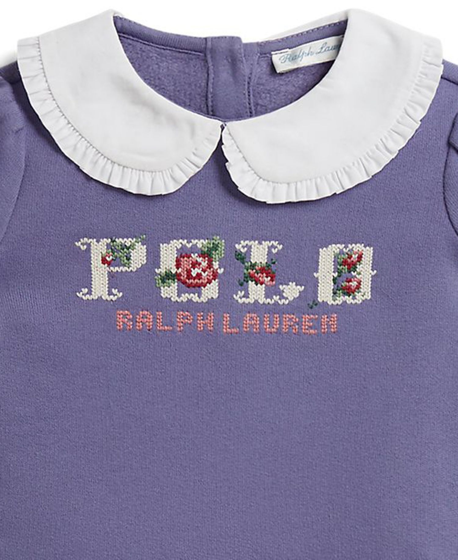 Baby Girls' Logo Fleece Collared Sweatshirt and Jogger Pants, 2-Piece Set