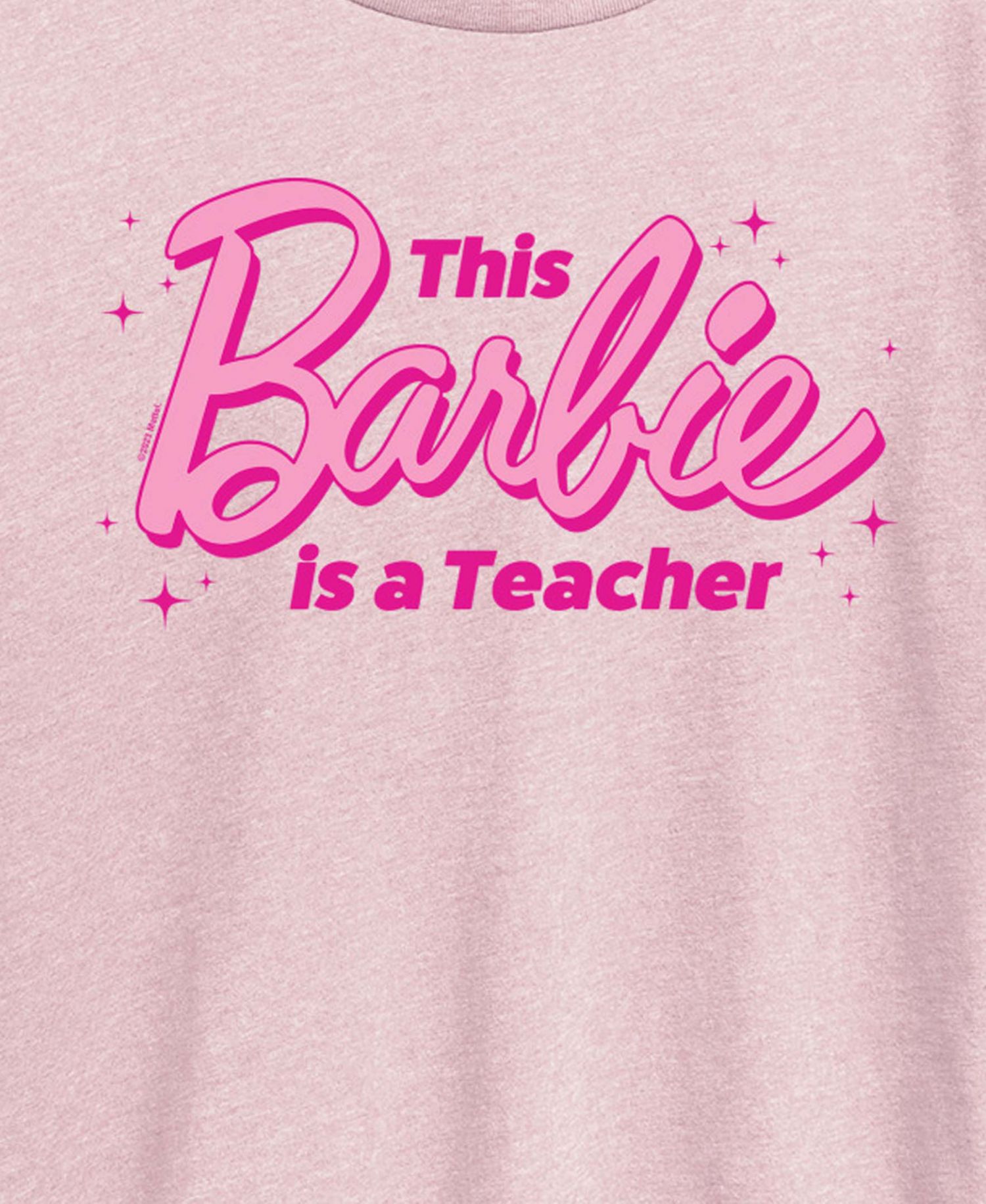 Plus Size Barbie Teacher Graphic T-Shirt