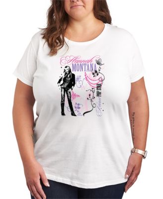 Plus Size Hannah Montana Pop Star Graphic T-Shirt