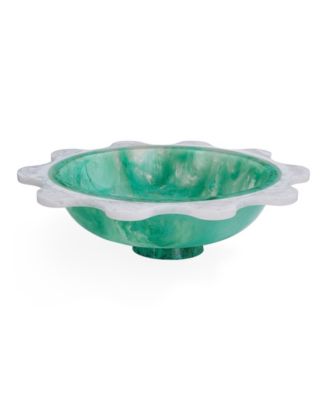 Como 100 oz. Acrylic Ripple Decor Bowl