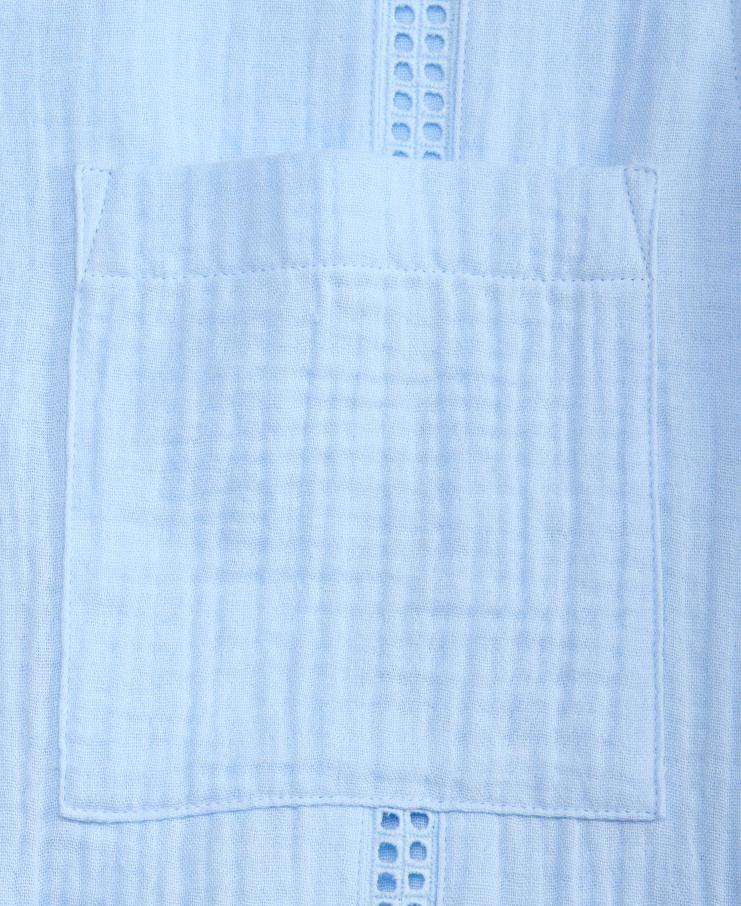 Men's Gauze Camp Collar Short-Sleeve Shirt