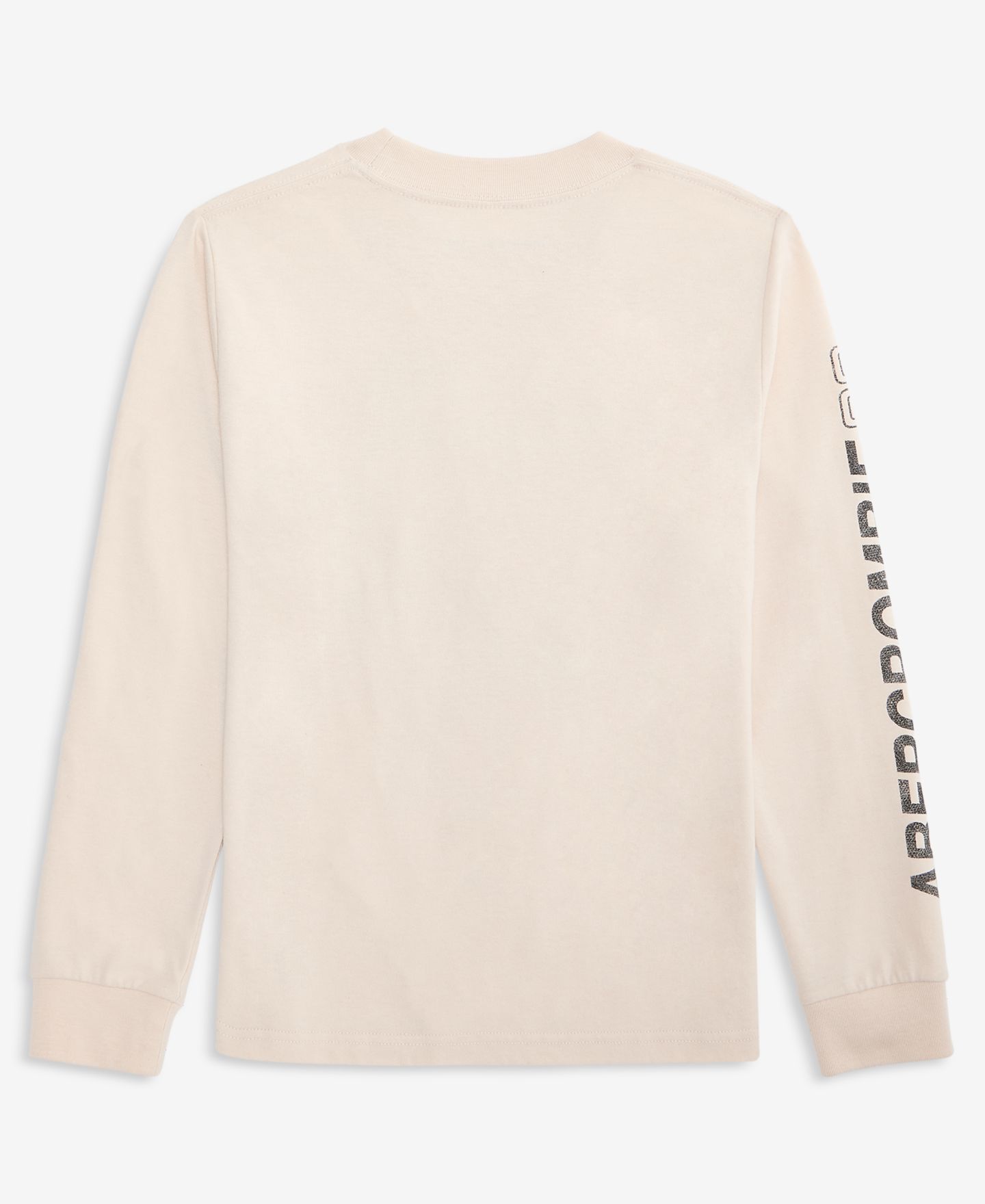 Футболка abercrombie kids Long-Sleeve Athletic Department для мальчиков, цвет: Овсяный — фото 4