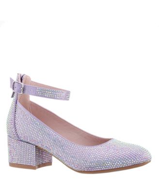 Girls LENNIE2 Light Rhinestone Dress Shoes