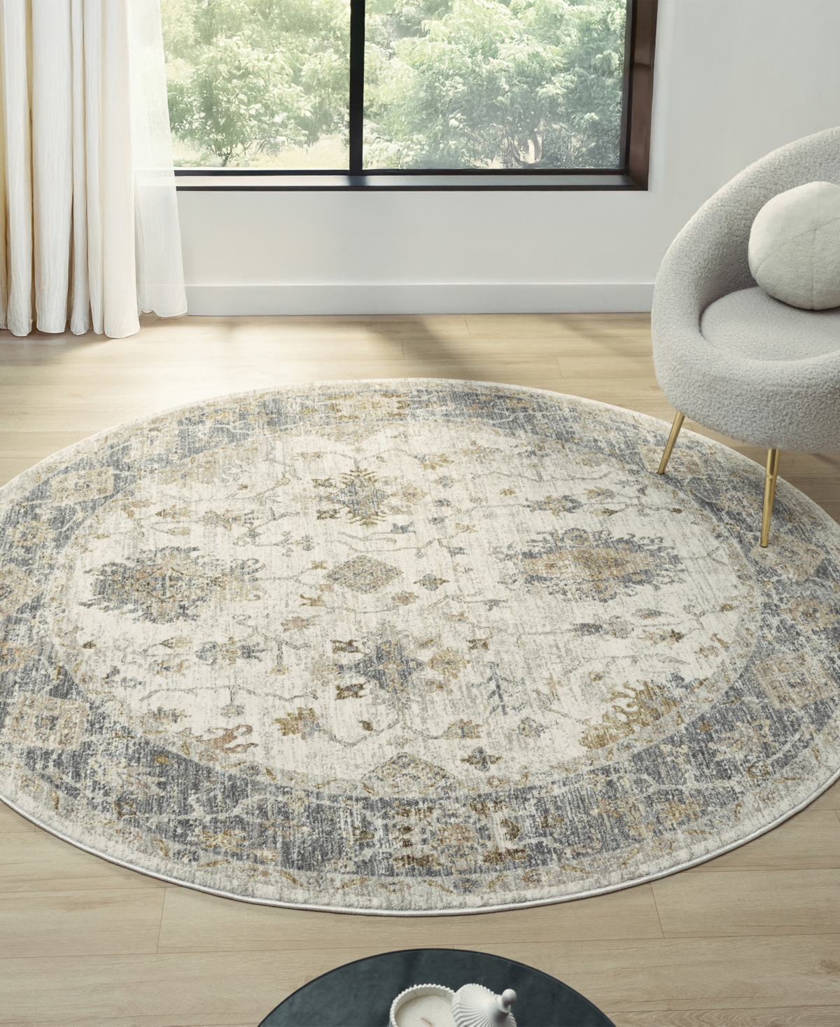Lr Home Maria Mir-921 6'6"x6'6" Area Rug