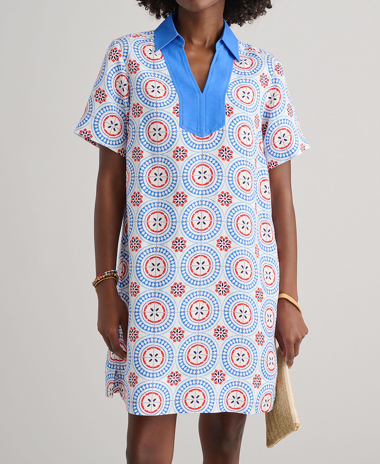 Women's Linen Blend Paola Tunic Dress