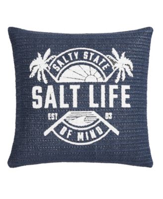 Raffia Square Decorative Pillow, 18" x 18"