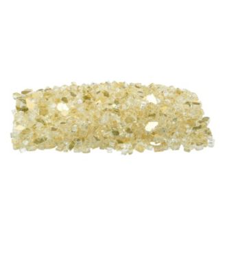 Fire Glass, 10 lb Reflective Crushed Fireplace Rocks, 1/2 inches