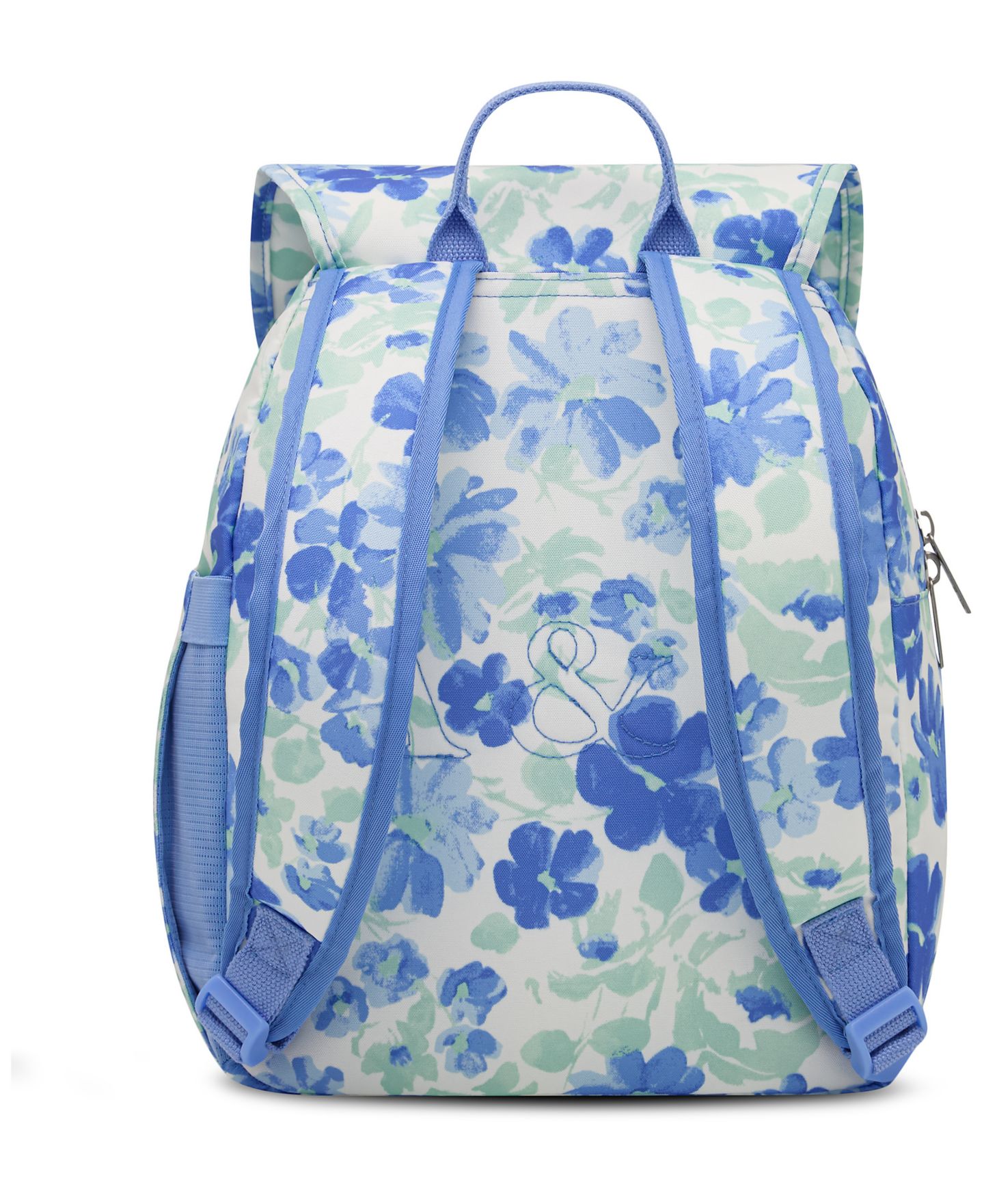 Рюкзак abercrombie kids Aspen Print Flap Rucksack для девочек, цвет: Лазурный — фото 3