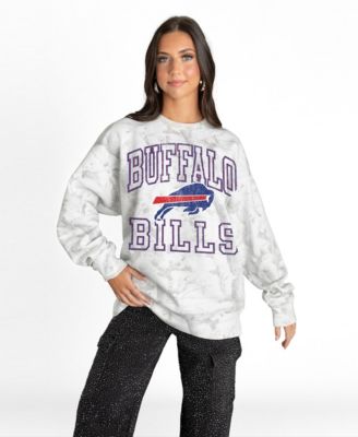 Women's Arctic Camo Buffalo Bills Whiteout Oversized Premium Fleece Sweatshirt