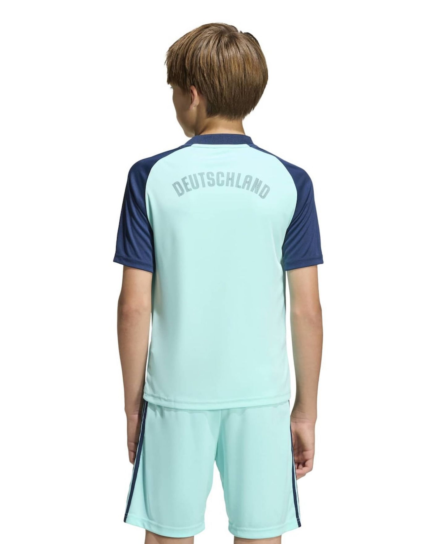 Детское джерси adidas сборной Германии 2026 Pre-Match, Turquoise — фото 12