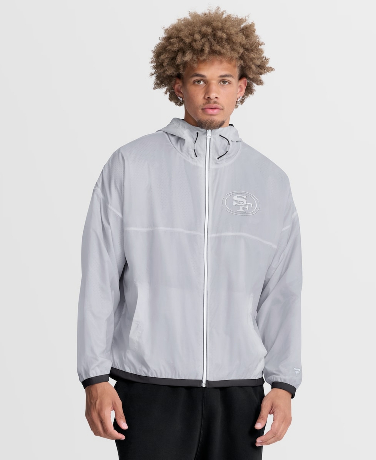Fanatics Men's White San Francisco 49ers Type Play Down Full-Zip Jacket