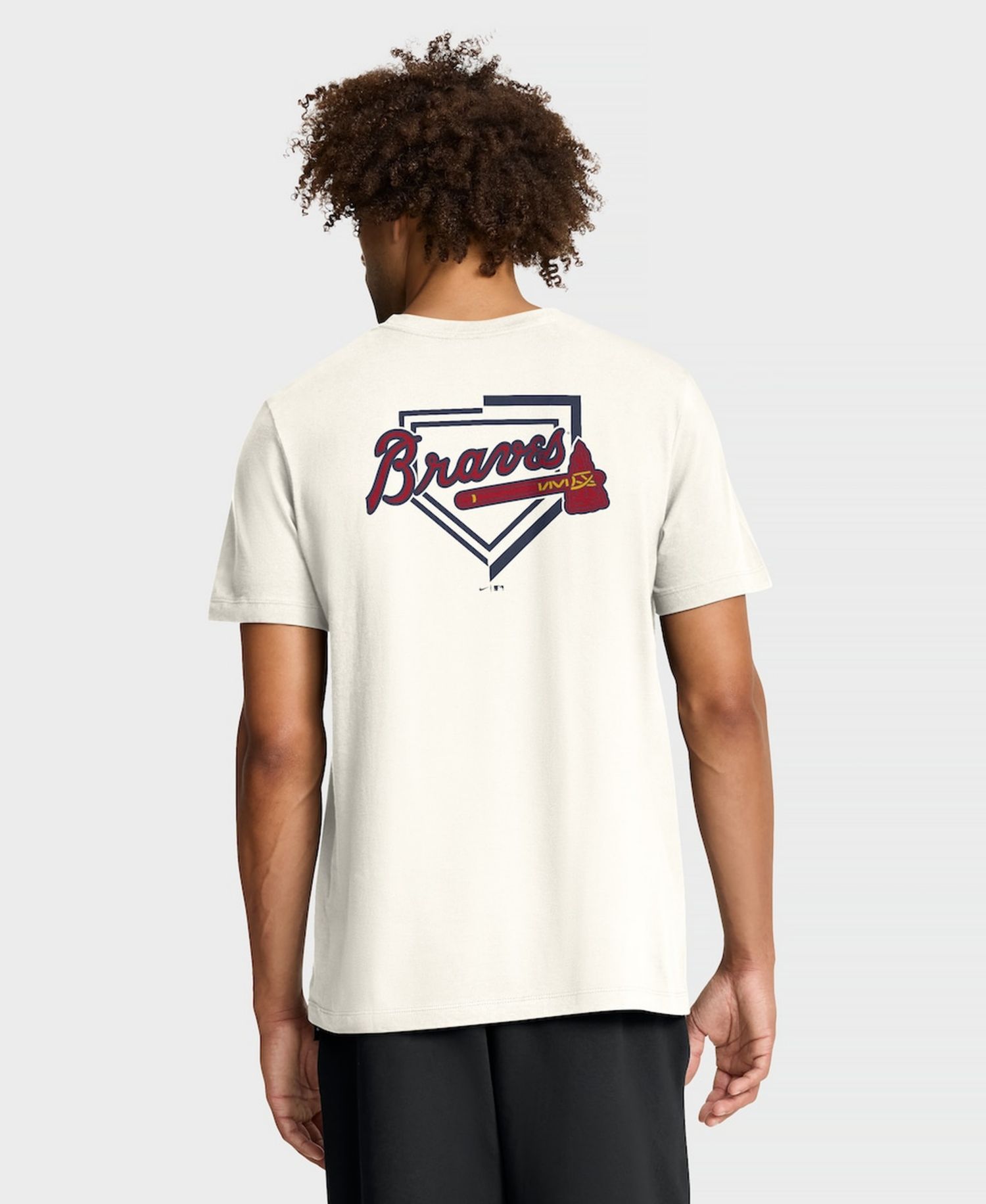Men's Cream Atlanta Braves Primetime 2-Hit T-Shirt