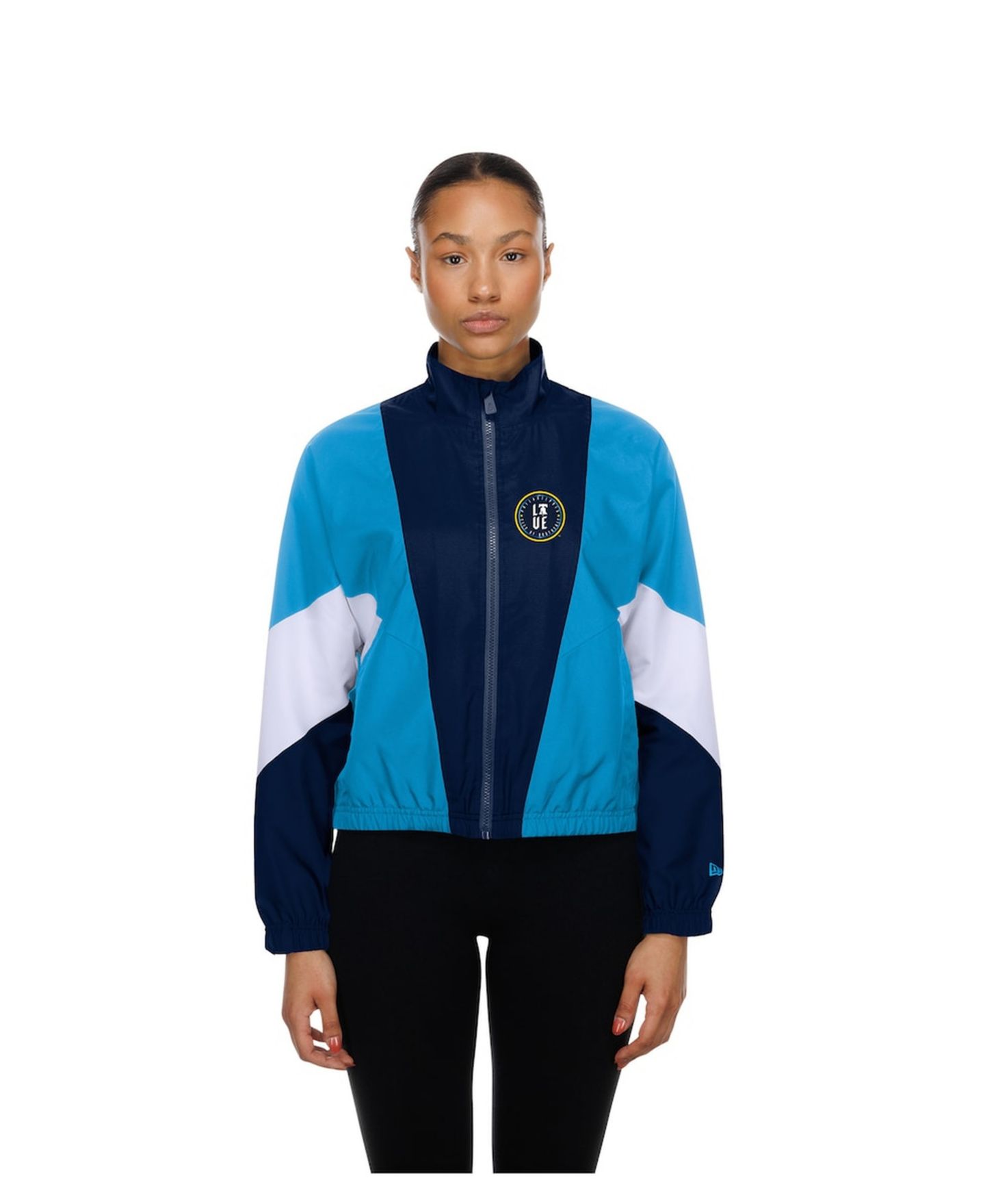 Женская куртка New Era Navy/Light Blue Philadelphia Phillies Leisure City Connect Full-Zip Windbreaker — фото 1