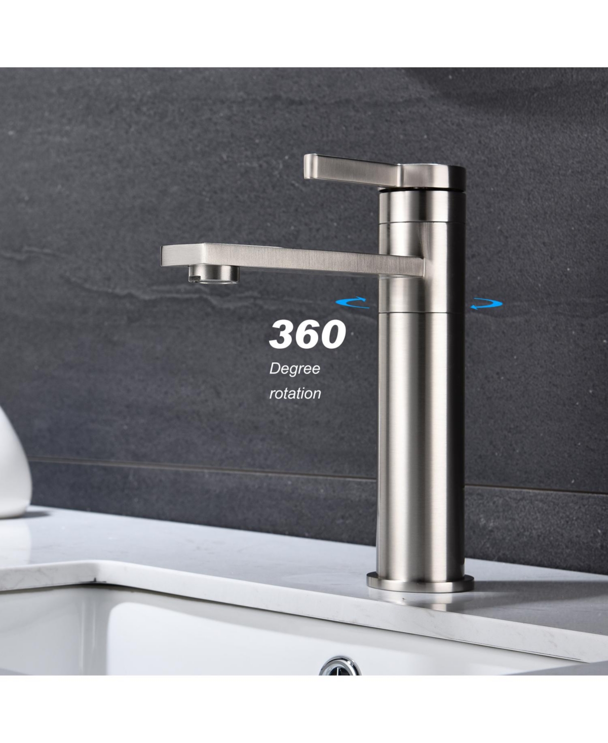 Phying Single Handle Sink Vanity Bathroom Faucet