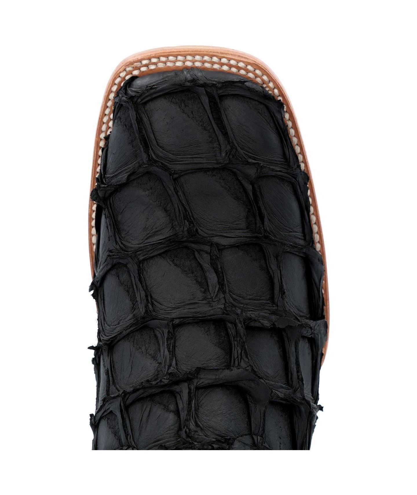 Мужские ботинки Durango Premium Exotics Pirarucu Western Boot, цвет: Матовый чёрный — фото 7