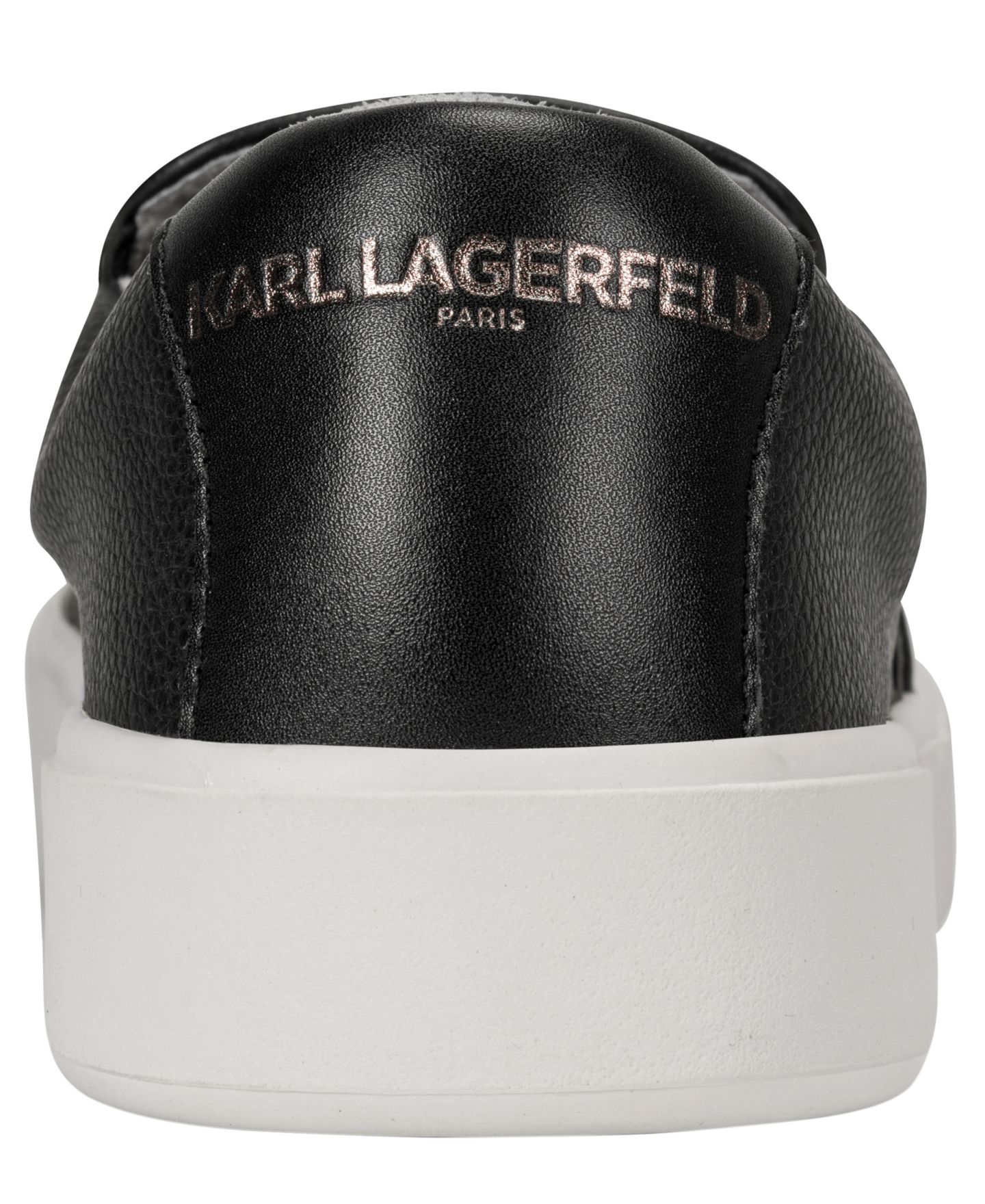 Мужские кроссовки KARL LAGERFELD PARIS Karl Lagerfeld Remy Slip-On, цвет: Чёрный — фото 3