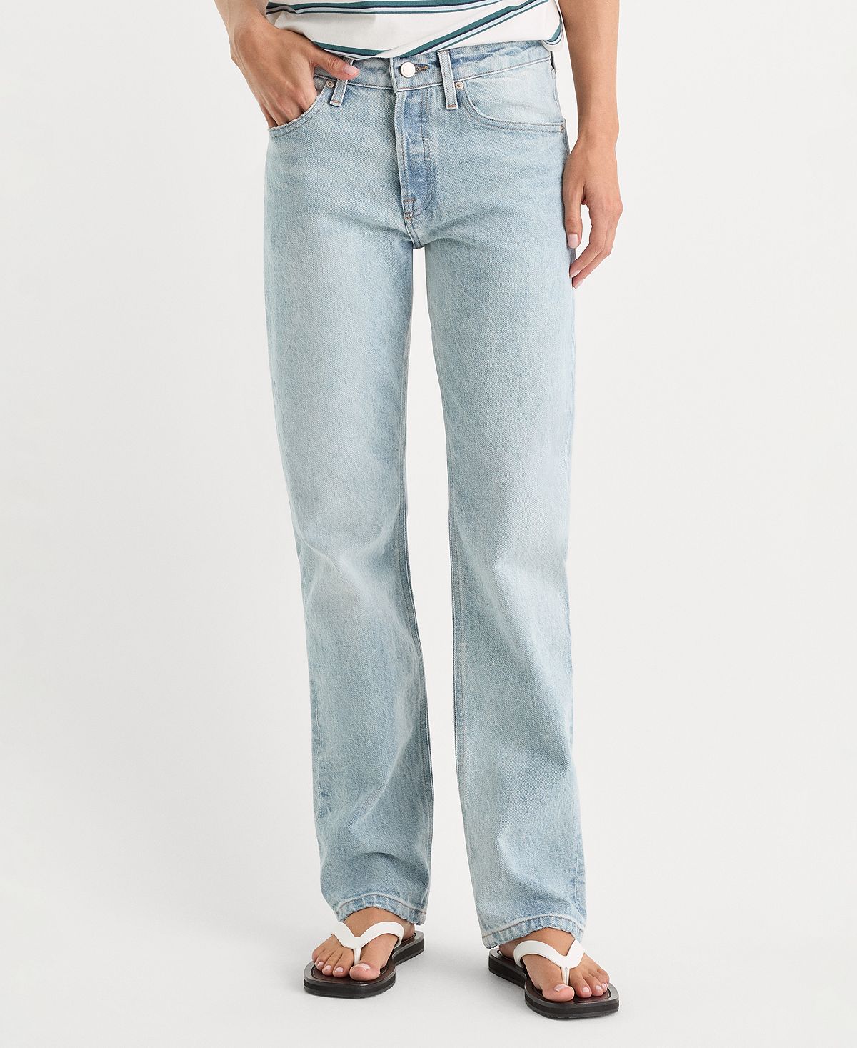 Good American Women's Vintage Straight Jeans view 1 — MAYCSS fashion products