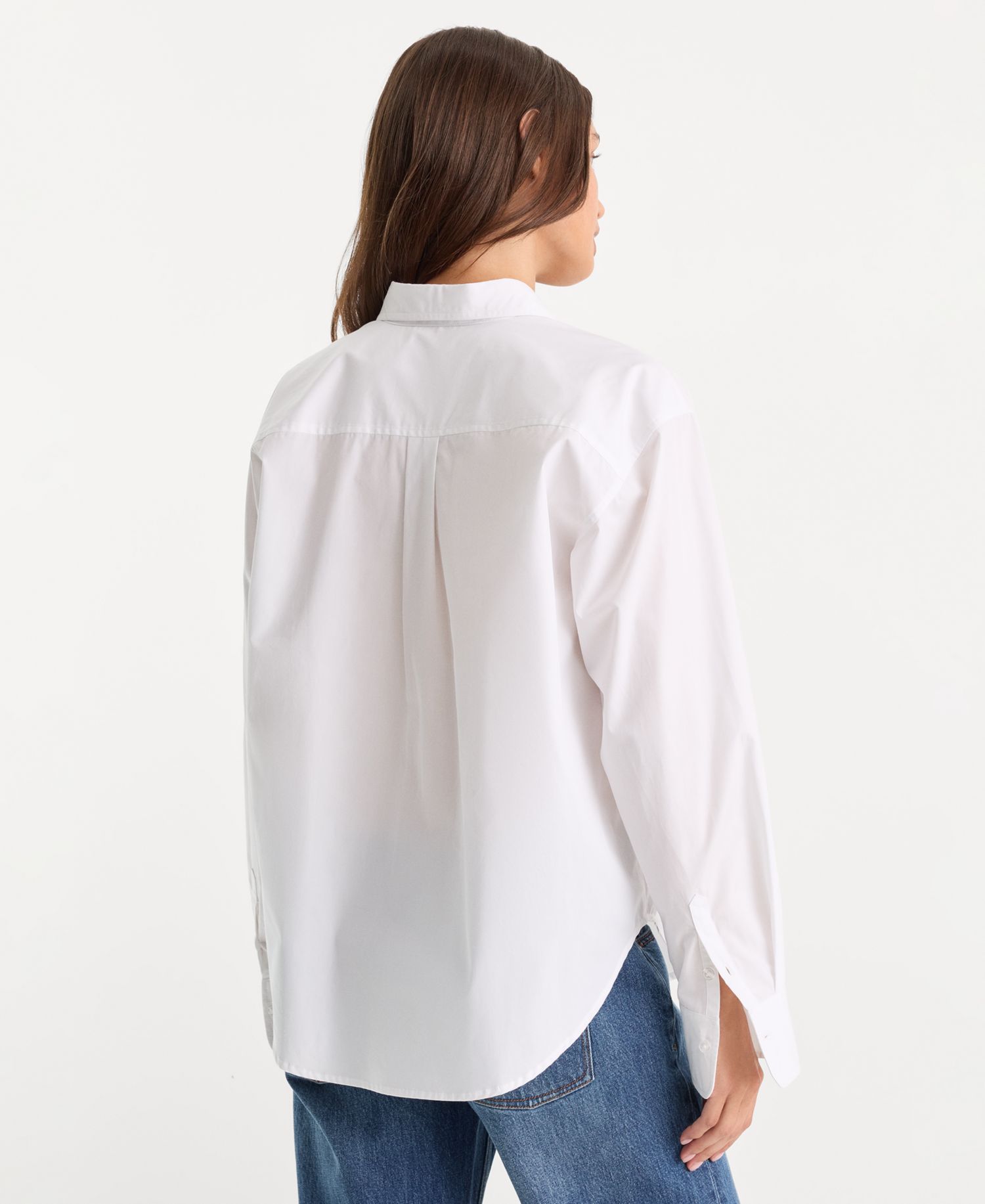 Women's Poplin Oversized Classic Shirt