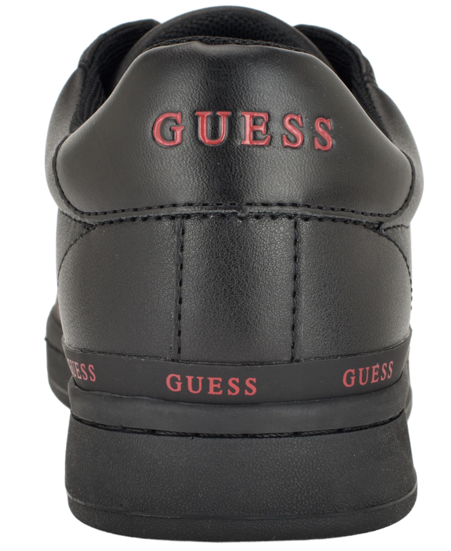 Мужские кроссовки GUESS Likode Fashion Lace-Up, цвет: Чёрный / Красный — фото 3