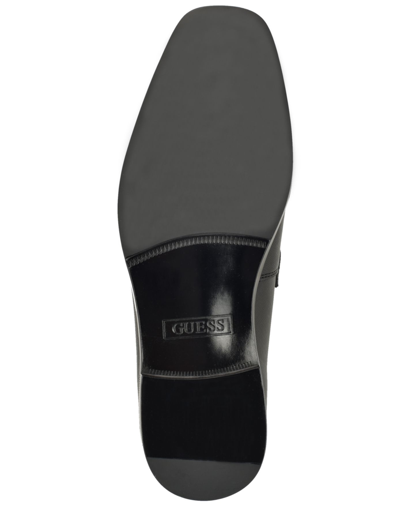 Мужские туфли GUESS Hikken Dress Slip-On Bit, цвет: Чёрный — фото 5