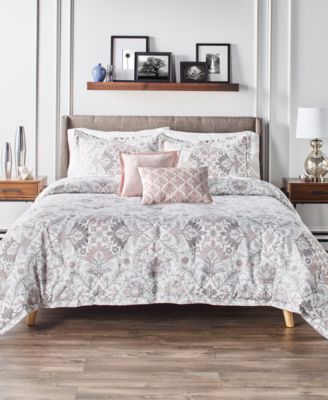 Callista Rayon Blend 5-Piece Comforter Set, Full/Queen