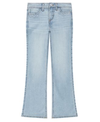 Girls' 5-16 Eyelet Bootcut Jeans