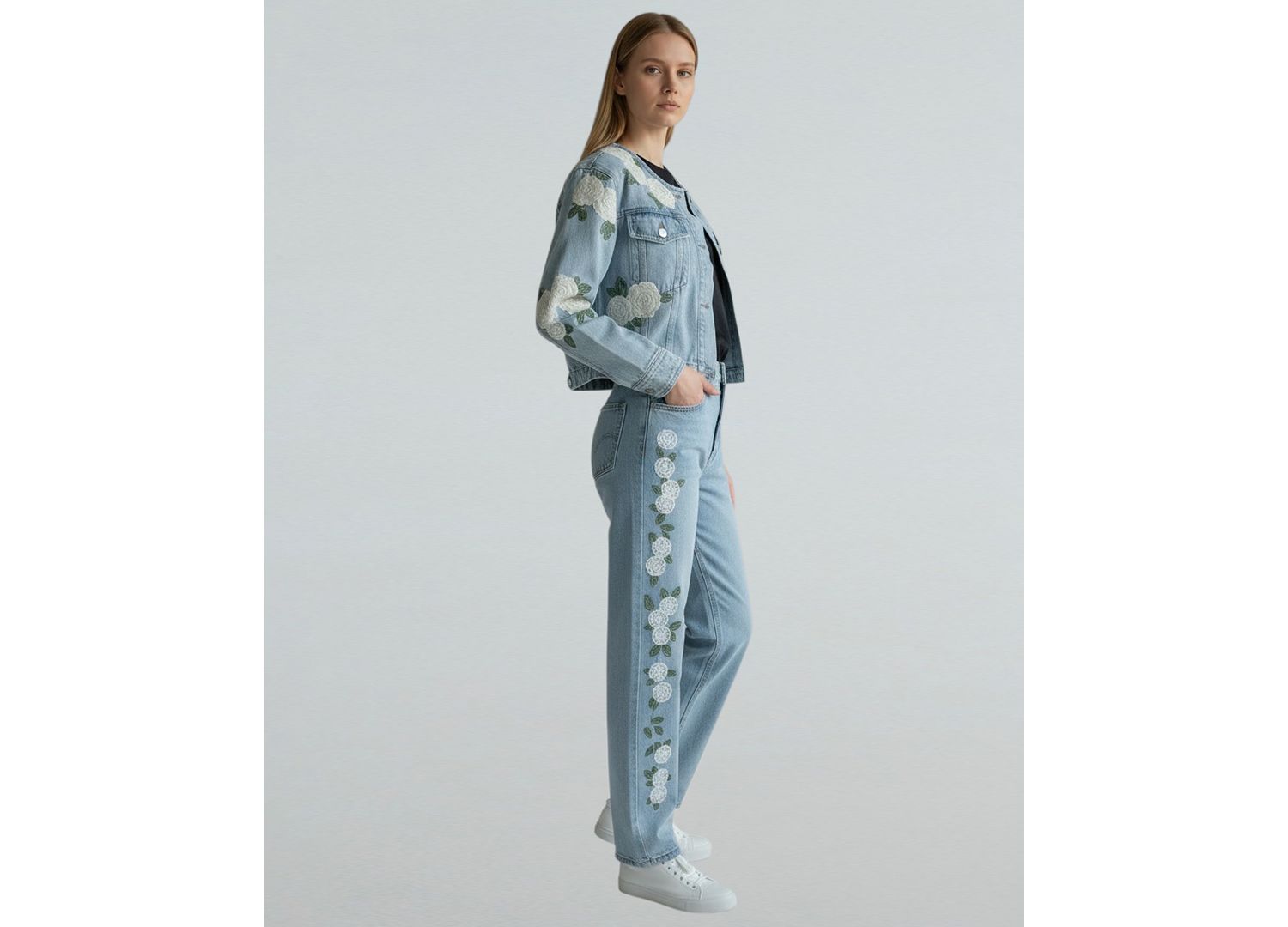 Women's High-Rise Straight-Leg Jeans