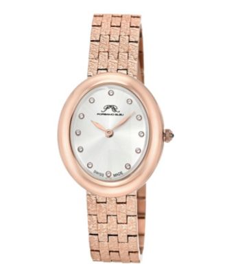 Women's Angelica Watch with Sunray Dial, Topaz Gemstones and Stainless Steel Bracelet  1343CANS