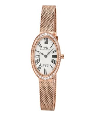 Women's Eloise Watch with Topaz Gemstone and Mesh Stainless Steel Bracelet 1352CELS