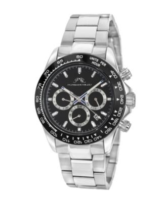 Porsamo Bleu Men's Preston Stainless Steel Bracelet Watch 1032BPRS - Silver