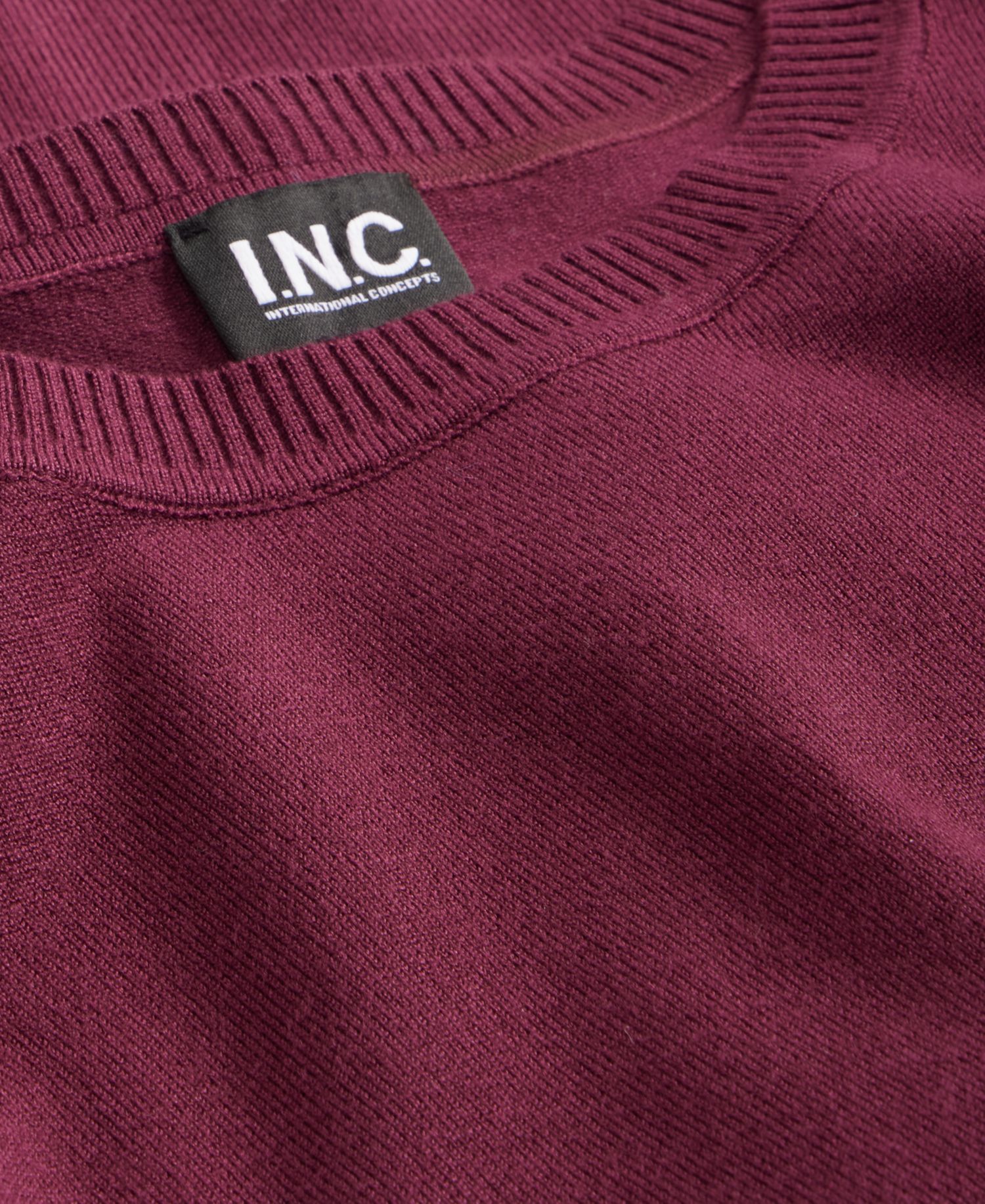 Petite Fitted Long-Sleeve Crewneck Sweater