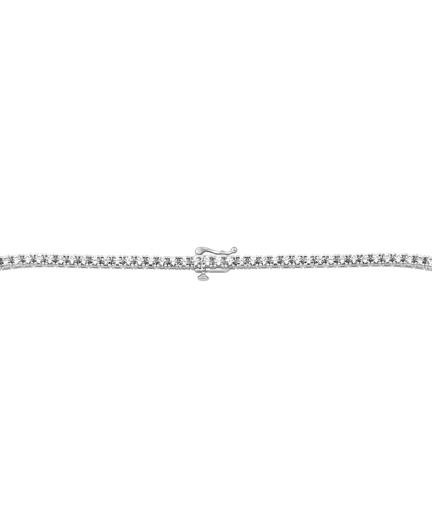 White Cubic Zirconia Tennis Necklace (20-1/4 ct. t.w.) in Sterling Silver