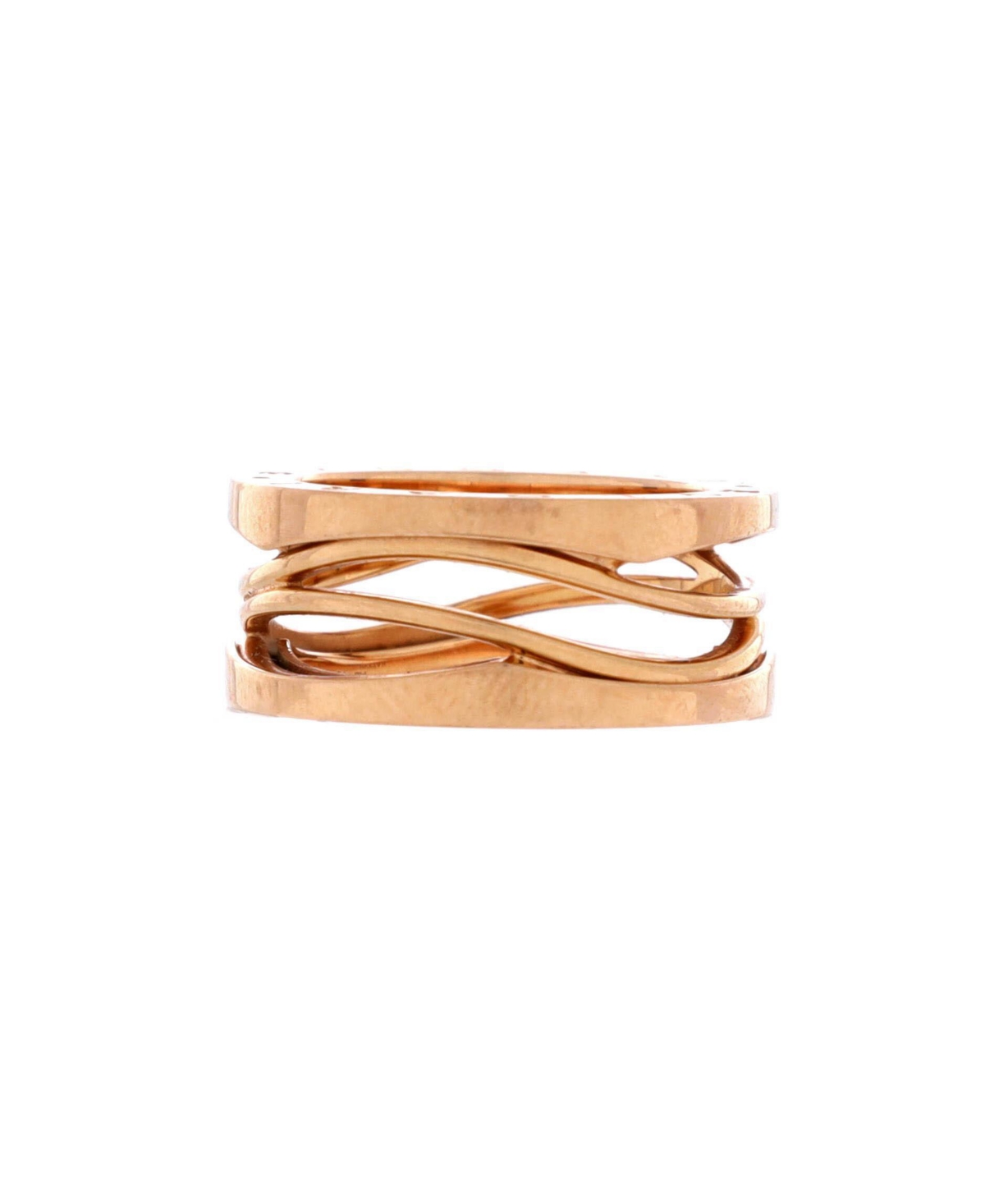 Pre-Owned Bvlgari B.Zero1 Design Legend Zaha Hadid Three Band Ring