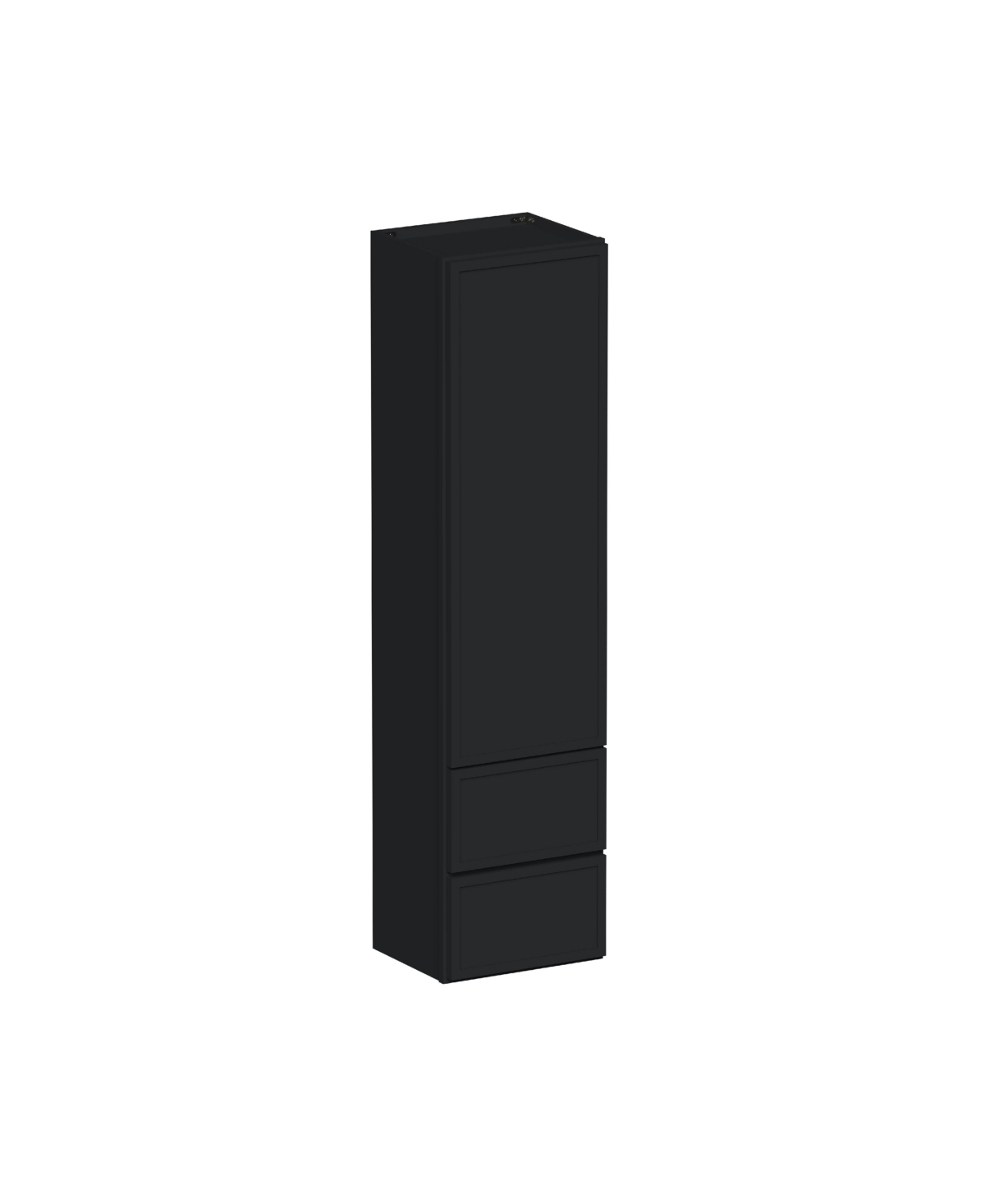 Boyel Living Counter Linen Cabinet, Ready to Assemble Kitchen Cabinet with Solid Wood Frame, Soft-Close Slides and Hinges