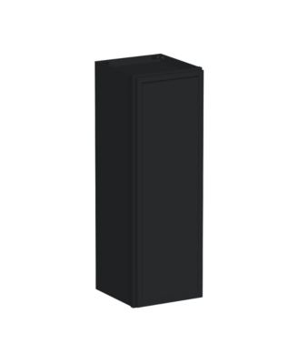 12 Inch x 36 Inch Standard Wall Cabinet 1 Door 2 Shelves, Kitchen Cabinet with Solid Wood Frame, Soft-Close Hinge