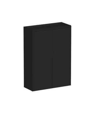 Standard Wall Cabinet 2 Door 3 Shelves, Ready to Assemble Kitchen Cabinet with Solid Wood Frame, Soft-Close Slides and Hinge