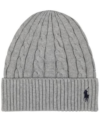 Men's Cashmere Cable Beanie Hat